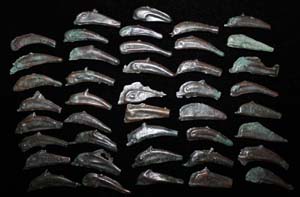 Olbia, Sarmatia, Cast Dolphins Money, c. 5th Cent. B.C. Olbia, Sarmatia, Cast Dolphins Money, c. 5th Cent. B.C.